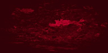 Eski duvar dokusu çimento kırmızı arkaplan soyut koyu renk tasarımı beyaz eğimli arkaplan ile aydınlıktır.