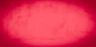 Eski duvar dokusu çimento kırmızı arkaplan soyut koyu renk tasarımı beyaz eğimli arkaplan ile aydınlıktır.