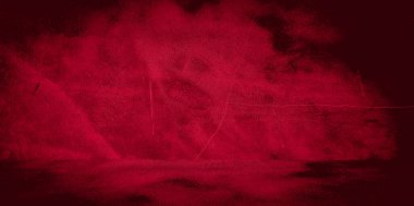 Eski duvar dokusu çimento kırmızı arkaplan soyut koyu renk tasarımı beyaz eğimli arkaplan ile aydınlıktır.