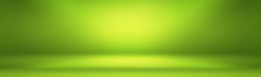 Lüks düz yeşil gradyan soyut stüdyo arkaplan boş oda metin ve resim için yer