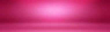 Soyut boş açık pembe stüdyo odası arka planı, ürün gösterimi, afiş, şablon için montaj olarak kullan.