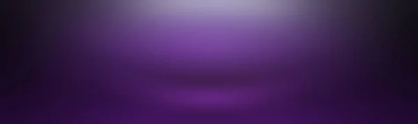 スタジオ背景コンセプト-製品のための抽象的な空の光グラデーション紫色のスタジオルーム背景。平面スタジオの背景. — ストック写真