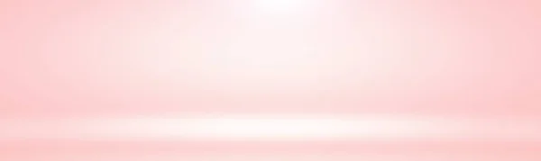 Abstraktní prázdné hladké světle růžové pozadí ateliéru, Použití jako montáž pro zobrazení výrobku, banner, šablona. — Stock fotografie