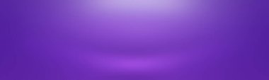 Stüdyo Arkaplan Konsepti - ürün için soyut boş ışık gradyanı mor stüdyo odası arka planı. Düz Stüdyo arkaplanı.