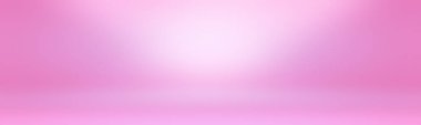 Soyut boş açık pembe stüdyo odası arka planı, ürün gösterimi, afiş, şablon için montaj olarak kullan.