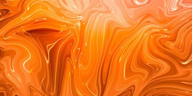 Soyut Turuncu boya arka plan. Mermer desenli akrilik doku.