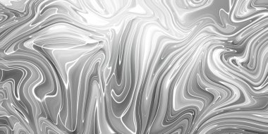 Soyut mermer dokusu. Siyah-beyaz gri arka plan. El yapımı teknik..