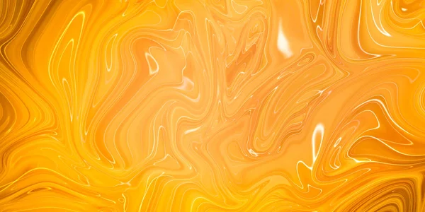 Abstrato Fundo Pintura Laranja Textura Acrílica Com Padrão Mármore — Fotografia de Stock