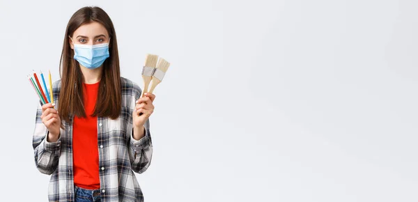 Sociale Afstandelijkheid Vrije Tijd Hobby Covid Uitbraak Coronavirus Concept Goed — Stockfoto