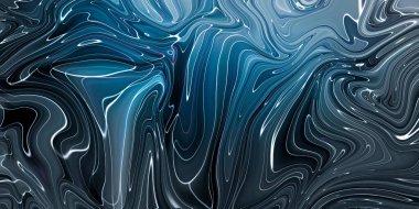 Mermer mavisi soyut arkaplan. Sıvı mermer desen