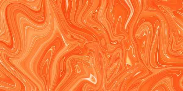 Astratto Sfondo Vernice Arancione Texture Acrilica Con Motivo Marmo — Foto Stock