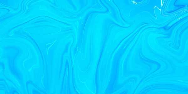 Marbled Blue Abstract Background Liquid Marble Pattern — Stock Photo, Image