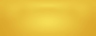 Soyut Lüks Altın Gradyan Stüdyo Duvarı. Arka plan, düzen, afiş ve ürün sunumu olarak kullanılabilir.