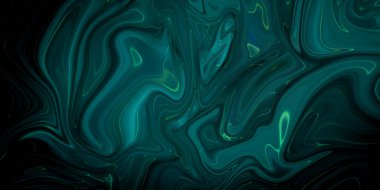 Şeffaf yeşil yaratıcılık, modern sanat. Mürekkep renkleri inanılmaz derecede parlak, aydınlık, şeffaf, serbest akış ve çabucak kurudur. Doğal model, lüks. Soyut sanat eseri, moda tarzı.