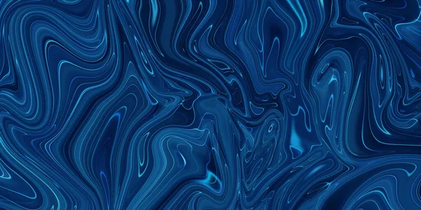 Marmeren Blauwe Abstracte Achtergrond Vloeibaar Marmer Patroon — Stockfoto