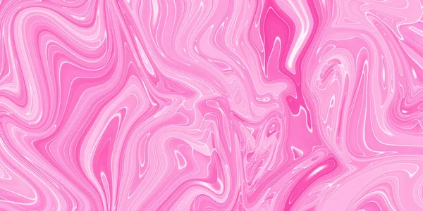 Swirls of marble or the ripples of agate. Liquid marble texture with pink colors. Abstract painting background for wallpapers, posters, cards, invitations, websites. Fluid art.