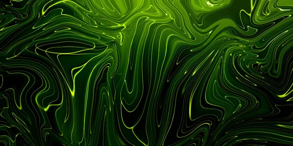 Transparente Criatividade Verde Arte Moderna Cores Tinta São Incrivelmente Brilhantes — Fotografia de Stock