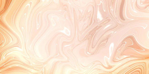 Abstract Orange Paint Background Acrylic Texture Marble Pattern — Stock Photo, Image