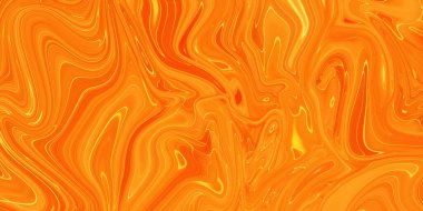 Soyut Turuncu boya arka plan. Mermer desenli akrilik doku.