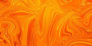 Soyut Turuncu boya arka plan. Mermer desenli akrilik doku.