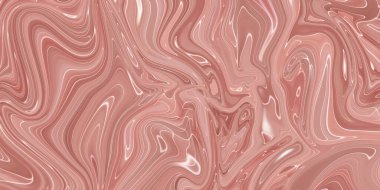 Mermer sıvı efektli yaratıcı soyut karışık kırmızı boya, panorama.