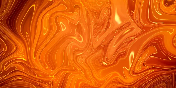 Kreativ Abstrakt Blandad Korall Färg Målning Med Marmor Effekt Panorama — Stockfoto