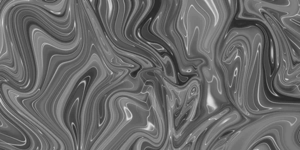 Μελάνι Μαύρο Μάρμαρο Υφή Ακρυλικό Ζωγραφισμένα Κύματα Υφή Φόντου Μοτίβο — Φωτογραφία Αρχείου