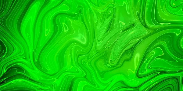 Creatividad Verde Transparente Arte Moderno Los Colores Tinta Son Sorprendentemente — Foto de Stock
