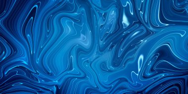 Mermer mavisi soyut arkaplan. Sıvı mermer desen