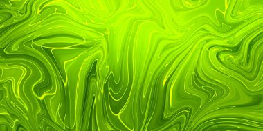 Şeffaf yeşil yaratıcılık, modern sanat. Mürekkep renkleri inanılmaz derecede parlak, aydınlık, şeffaf, serbest akış ve çabucak kurudur. Doğal model, lüks. Soyut sanat eseri, moda tarzı.