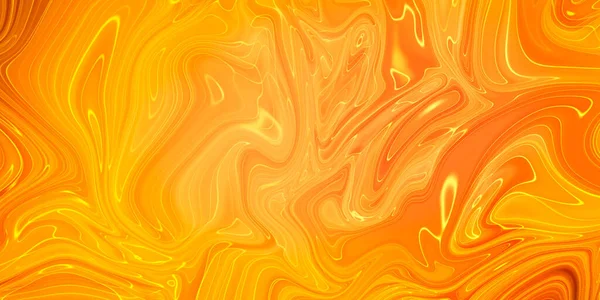 Abstract orange paint background. Acrylic texture with marble pattern.