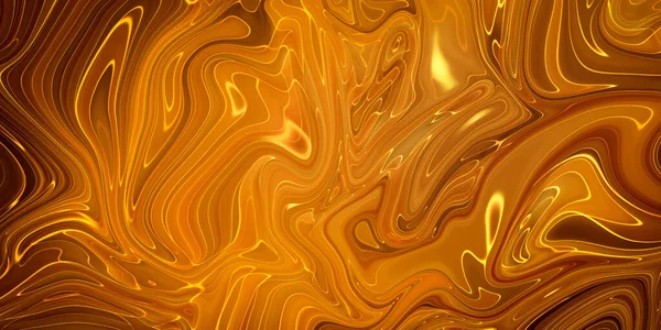 Abstract Oranje Verf Achtergrond Acryl Textuur Met Marmeren Patroon — Stockfoto