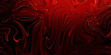 Mermer efektli, yaratıcı, soyut, karışık mercan rengi boya, panorama.