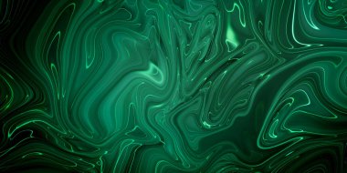 Şeffaf yeşil yaratıcılık, modern sanat. Mürekkep renkleri inanılmaz derecede parlak, aydınlık, şeffaf, serbest akış ve çabucak kurudur. Doğal model, lüks. Soyut sanat eseri, moda tarzı.