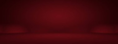 Soyut lüks, yumuşak, kırmızı arka plan, Noel Sevgililer Günü planı, stüdyo, oda, web şablonu, düz daire eğimli iş raporu