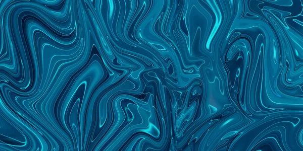 Marbled Blue Abstract Background Liquid Marble Pattern — Stock Photo, Image