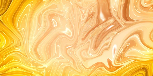 Absztrakt Narancssárga Festék Háttér Akril Textúra Márvány Mintával — Stock Fotó