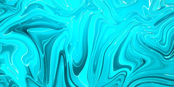 Fond Abstrait Bleu Marbré Modèle Marbre Liquide — Photo