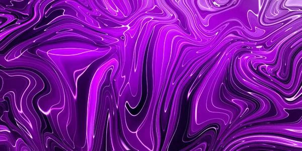Liquid Purple Art Painting Abstract Colorful Background Color Splash Paints — Stock Photo, Image