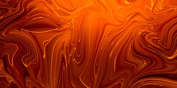 Abstract Orange Paint Background Acrylic Texture Marble Pattern — Stock Photo, Image
