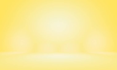 Soyut Lüks Altın Gradyan Stüdyo Duvarı. Arka plan, düzen, afiş ve ürün sunumu olarak kullanılabilir.