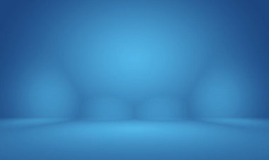 Siyah vignette Stüdyosu ile soyut Koyu Mavi arka plan, iş raporu, dijital, web sitesi şablonu, arkaplan