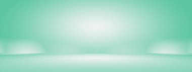 Soyut bulanık yeşil gradyan stüdyosu arka plan, web sitesi şablonu, çerçeve, iş raporu olarak kullanılabilir.