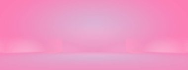 Soyut boş açık pembe stüdyo odası arka planı, ürün gösterimi, afiş, şablon için montaj olarak kullan