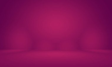 Stüdyo Arkaplan Konsepti - ürün için soyut boş ışık gradyanı mor stüdyo odası arka planı