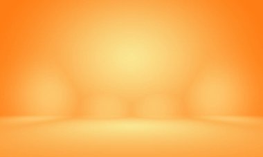 Soyut pürüzsüz Turuncu arkaplan tasarımı, stüdyo, oda, web şablonu, düz daire eğimli iş raporu.