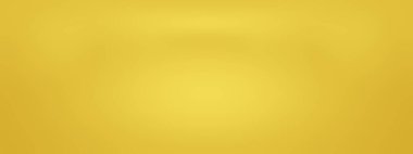 Soyut Lüks Altın Gradyan Stüdyo Duvarı. Arka plan, düzen, afiş ve ürün sunumu olarak kullanılabilir.