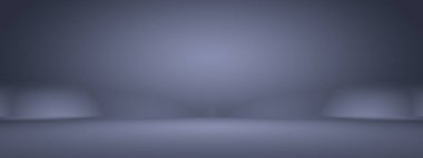 Siyah vignette Stüdyosu ile soyut Koyu Mavi arka plan, iş raporu, dijital, web sitesi şablonu, arkaplan