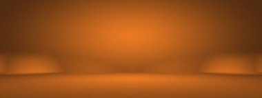 Soyut pürüzsüz Turuncu arkaplan tasarımı, stüdyo, oda, web şablonu, düz daire eğimli iş raporu.