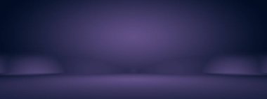 Stüdyo Arkaplan Konsepti - ürün için soyut boş ışık gradyanı mor stüdyo odası arka planı